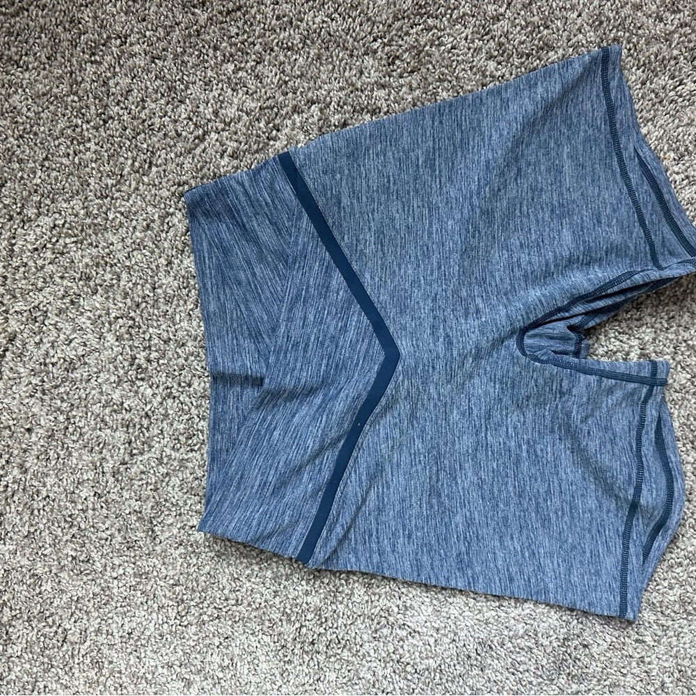 Women’s Blue Vitality Spandex Workout Shorts